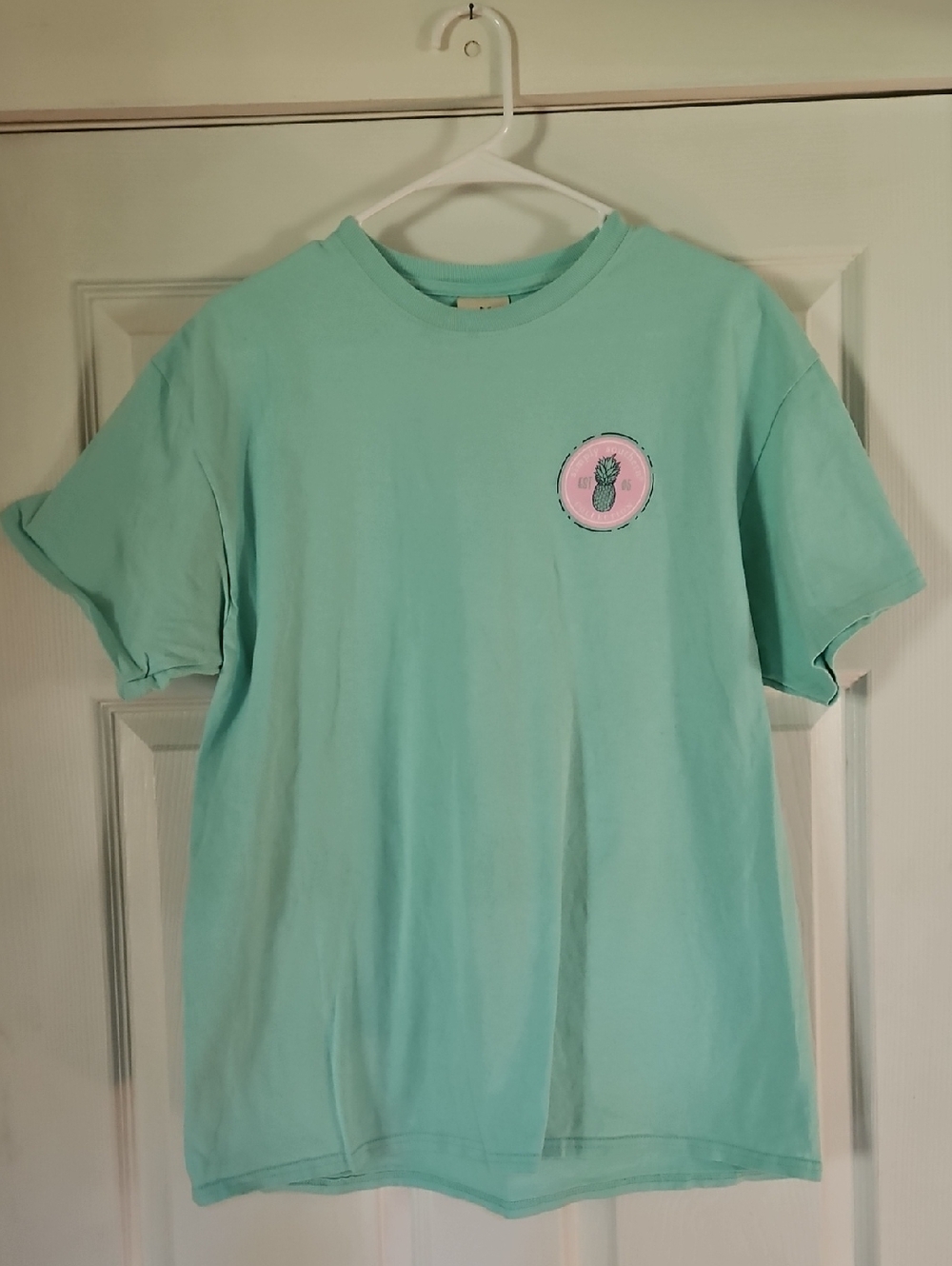 Simply Southern Mint Green Pineapple Tee  L